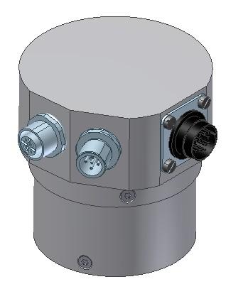 X: /5 (Bus output) Option B : ale power connector, DIN EN 75-8