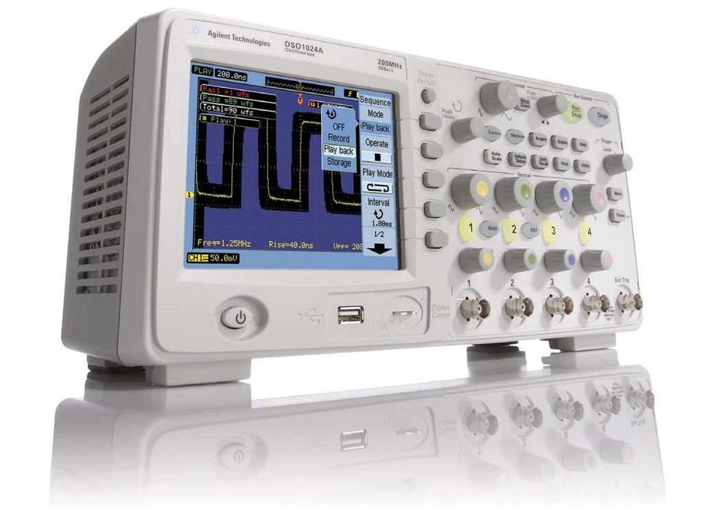 DSO1000A/B Series Portable Oscilloscopes Data Sheet
