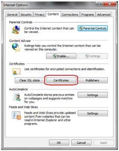 b. Select the certificate issued in your name and click View