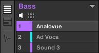 In the Control area below, click the SOUND tab to select the Sound level, since you want to apply the saturation to a Sound. 3.