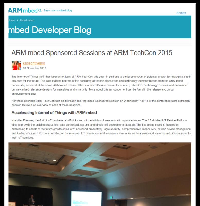 com/armmbed ARM mbed forums: