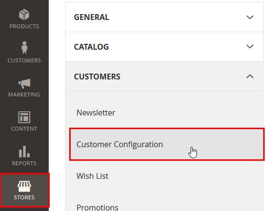 3.4.1 Enable Customer VAT for Checkout Store -> Configuration -> Customers -> Customer Configuration -> Name and Address Options -> Show Tax/VAT