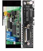 Datacom, RS485 & CCF V35/RS530/X.21 Fiber Converter Synchronous or Asynchronous data over fiber Selectable I/F V.