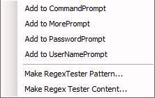 Note: If a command fails, the debugger stays at that command. This gives you a chance to modify the command and run it again without having to back up to the command before attempting modifications.