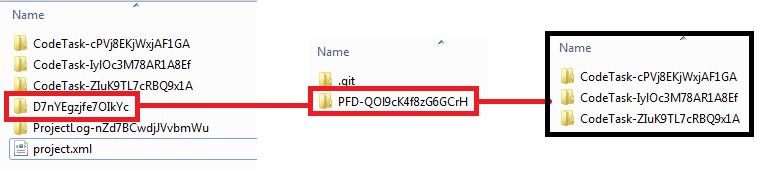 The name of the corresponding Code-Task folders containing each of your scripts is included in the associated ID tag, as shown in Figure 4.