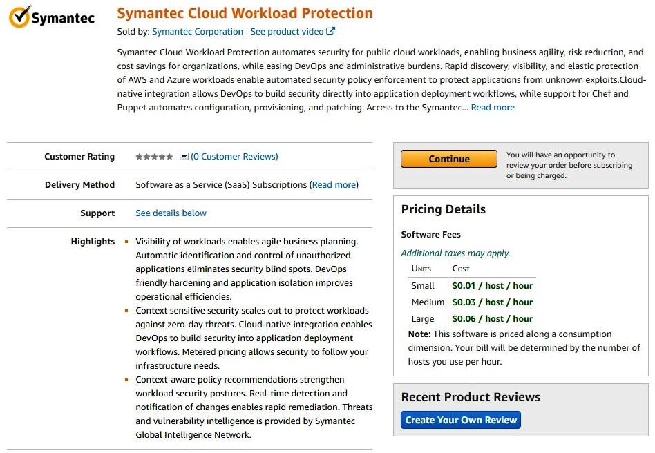How do I sign up for Cloud Workload Protection from AWS Marketplace?