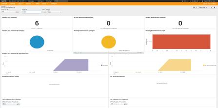 dashboards for details on individual EC2 instances and EBS Volumes