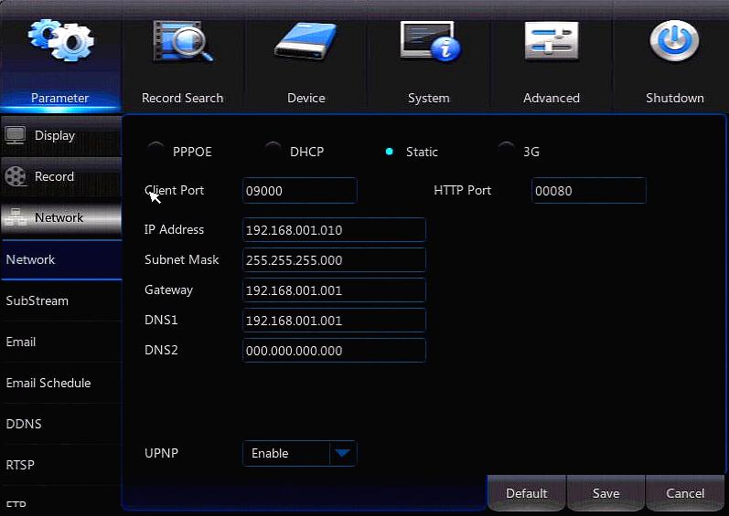 4-camera PAL AHD DVR 8-camera PAL AHD DVR 16-camera PAL AHD DVR Step 5: Configuring the settings Step 5-1: Click on the button in the taskbar to go to the main menu.