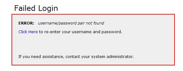 believe that you have entered the correct pair, try the following: Enter the default password