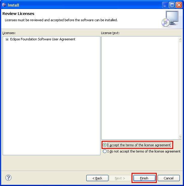 Figure 4: Install Eclipse Subversive (3) After Subversive is installed successfully, please choose Restart Now to restart Eclipse.
