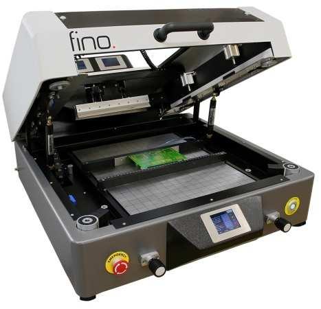 1 System Overview The programmable precision printer can be placed on a table, making it is ideally suited for smaller, flexible production.