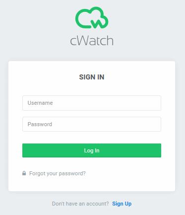 If you are logging-in for the first time, please use the username and password provided in the cwatch account confirmation email.