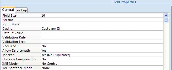 Table Design Considerations Validation Rules Set validation rules in the Field Properties grid of Table Design View Used to avoid data entry