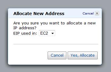 EC2 Elastic IP Address Fixed
