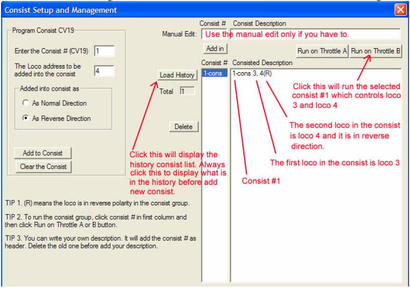 Consist Manager: Click the Consist Manager button on the main window to launch the Consist Manager. Sometimes you will need more than one locomotive to haul a heavy load.