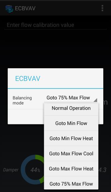 Preset Options: Benefit from preset options, such as: Normal Operation, Goto Min Flow, and Full Open that can help save critical time during the balancing