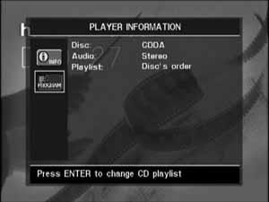 A greater variety of playback options are available during CD play, including Random play and programmed playlists. These and other features unique to CD play are described in this section.