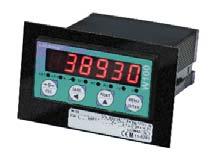 9 W100 WEIGHT INDICATOR Weight indicator in DIN case, dimensions 48x96x130 mm. IP54 front panel protection (IP65 optional). Four-key membrane keyboard. Eight indicator LED. Panel mounting.