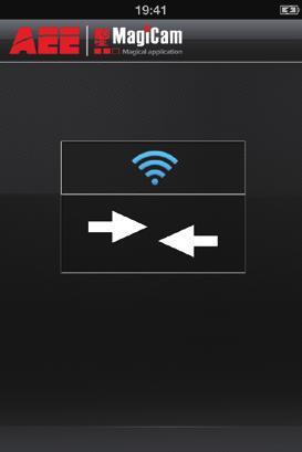 Switch On Wi-Fi 1. Press the Wi-Fi key as shown in the fi gure below. If the Wi-Fi function is enabled, the Wi-Fi icon " on the top of the screen.