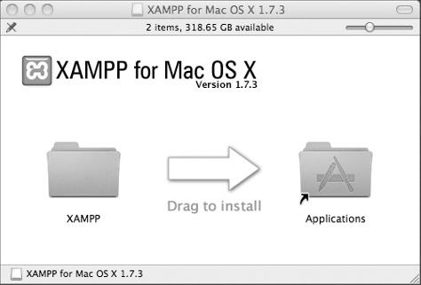 Installing XAMPP x 7 FIGURE 1-5 FIGURE 1-6 7.