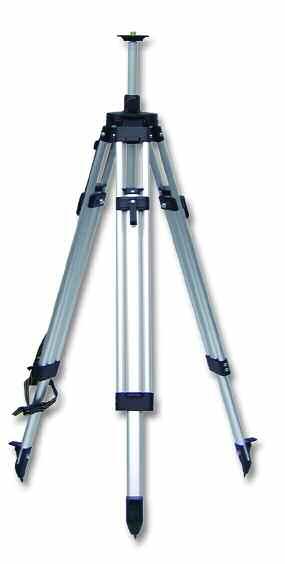These wing screw clamping tripods have an adjustable center column and are designed to be used with laser levels, theodolites, and transits.