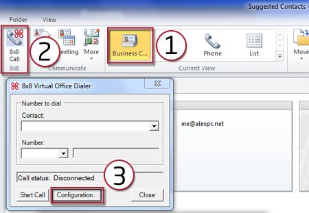 For Outlook 2010, first, click on