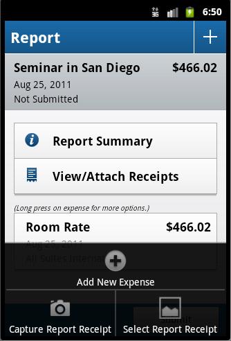 Add an Expense to an Open Expense Report You can add an expense to an open expense report.