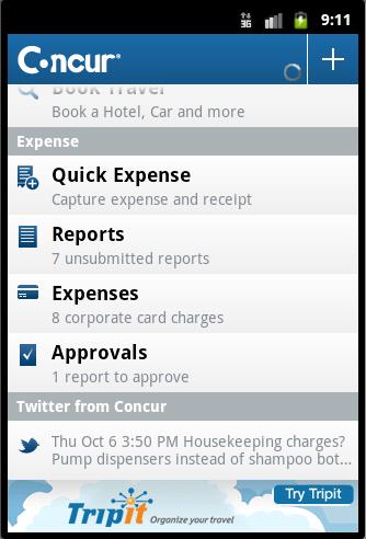 View and Approve Expense Reports (if You are an Approver) Select Approvals on the home page to view and approve expense reports (if you are a report approver). 1) Select a report to view the details.