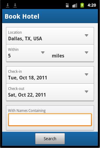 5) Select an existing trip or create a new trip for the reservation.