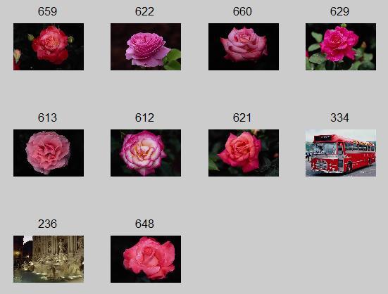 Results image retrieval accuracy below 40% for the conventional methods with Firm, Simplicity, and Color salient points of gradient vector while the proposed method shows relatively high accuracy.