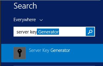 Server Key Generator To obtain a license a specific Server Key must be generated and submitted to LENSEC.