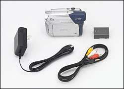 What s in the Box ZR800 Box Contents: 1. ZR800 Camcorder 2. Battery Pack BP-2L5 3. Compact Power Adapter CA-590 4.