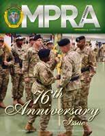 The Official Magazine of the Regimental Association 2018 ADVERTISING OPPORTUNITIES MISSION A professional organization dedicated to promote the pride, heritage and history of the Regiment and to
