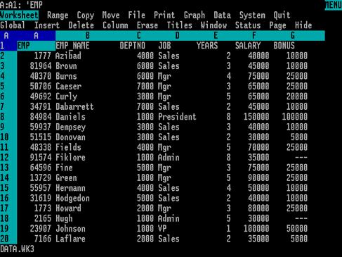 DATABASE HISTORY 1980 Personal Databases Desktops are