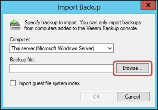 SECTION 2: IMPORTING AND DECRYPTING THE BACKUP COPY JOB In Section 2, you will import and decrypt your backup copy job.