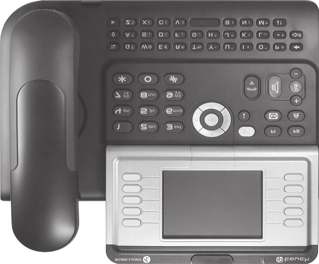 Alcatel-Lucent IP Touch 408 Getting to know your telephone Handset (possibility of a wireless handset - Bluetooth - Alcatel-Lucent IP Touch 408 Phone only) Adjust the tilt of the screen LED Flashing