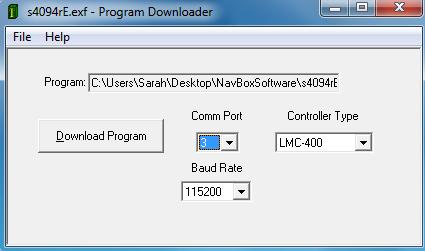 Figure 2 Emerald Program Downloader Click Download Program. Your box software will now be updated.