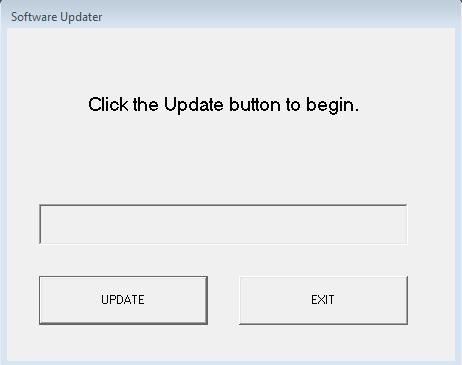 Section 3 Install 1.05.01 Software: Double-click on the Navigator Software Updater folder on the desktop. Double-click on the Navigator Software Updater.exe (Application).