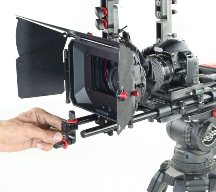 FILMCITY DSLR Camera Cage Shoulder Rig Kit 8