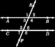Angles DAC and BAE are vertical angles and are therefore equal to each other. Angles DAB and CAE are also vertical (and equal) angles.