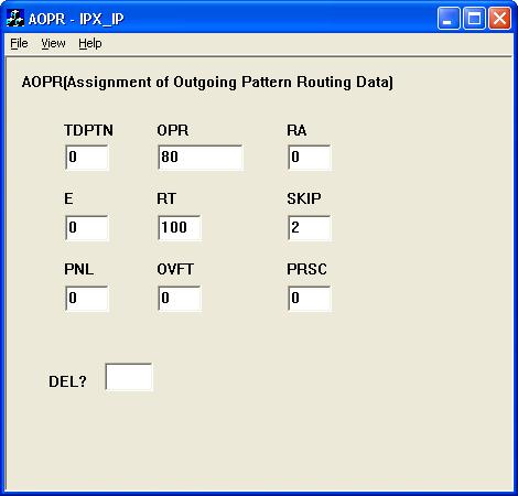 Dialogic 4000 Media Gateway Series Integration Note Step 12: Use the AOPR (Assignment of Outgoing Pattern Routing Data) command on IMX/IPX PBXs to tie the access code to a trunk route.
