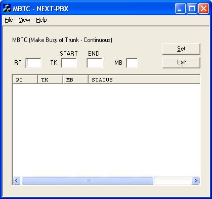 Dialogic 4000 Media Gateway Series Integration Note Step 14: Use the MBTC (Make Busy of Trunk Continuous) command to set all the B-channels to idle.
