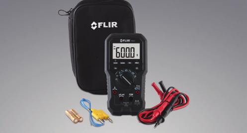 HVAC TRMS DIGITAL MULTIMETER WITH TEMPERATURE TM FLIR DM64 The FLIR DM64 is the only multimeter HVAC technicians need, providing an unmatched feature set and highquality measurements at an affordable
