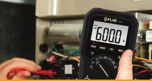 The DM64 is the right choice for professionals installing, inspecting and maintaining HVAC systems. www.flir.