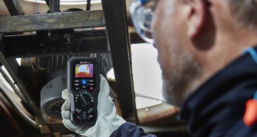 IMAGING TRMS MULTIMETER TM FLIR DM166 The FLIR DM166 is the most affordable multimeter with built-in thermal imaging a must-have tool for commercial electricians, automation, electronics, and HVAC
