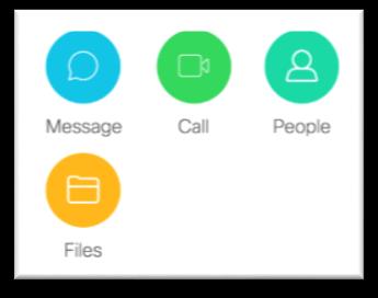 Space Widget Group & 1:1 audio & video calling Group & 1:1 persistent messaging View shared content Markdown support File sharing and management