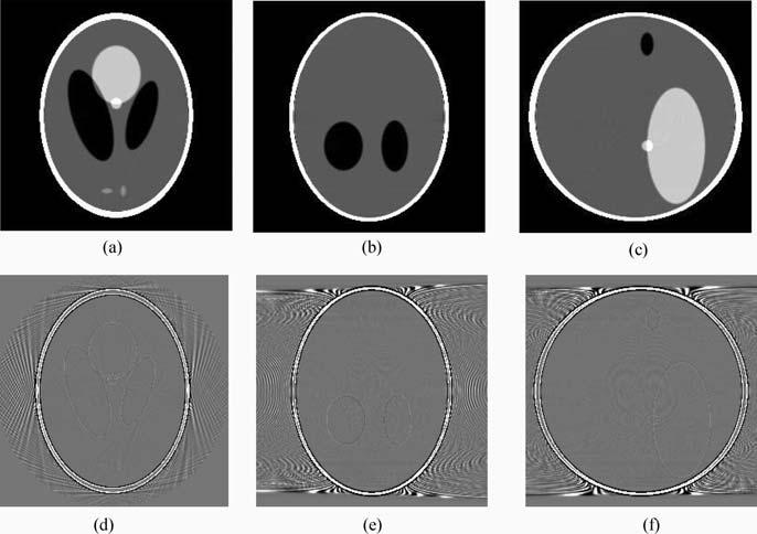 A parallel implementation of the Katsevich algorithm for 3-D CT image reconstruction 45 Figure 5. Representative slices of reconstructed 256 3 volume.