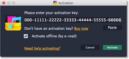 You will need: Movavi Video Converter activation key. You should receive your key via e-mail right after your purchase is completed. Don't have a key?