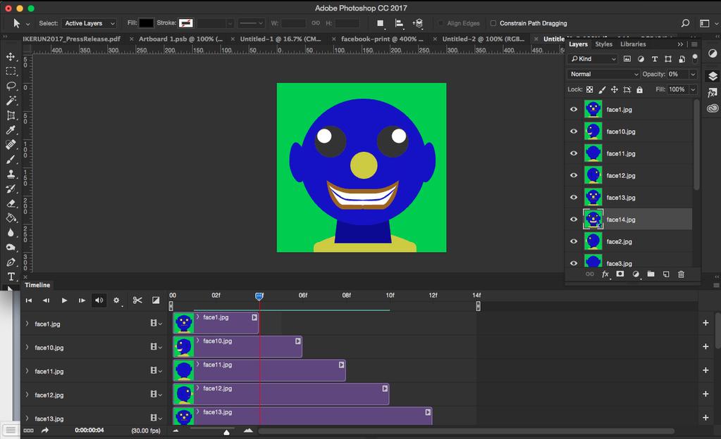 Animation by Frame is limited to changing a layer s Position, Opacity, and Effects (fx, blendmodes) Video Timeline: Allows