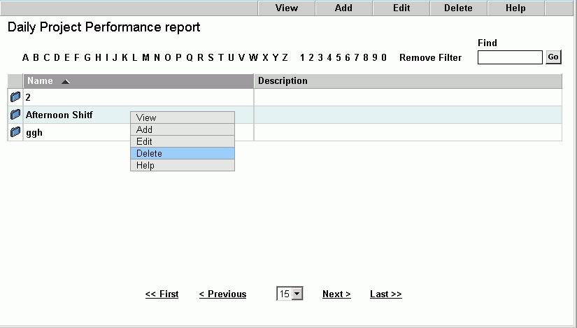 Introduction to Standard and Advanced Reports Deleting an Advanced Report Deleting an Advanced Report 1 Just as when viewing a report ( Creating, Viewing, and Printing Advanced Reports on page 23),